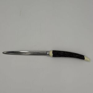 Vintage Dermatology Advertising VERGO FOR WARTS Letter Opener Stag Like Handle